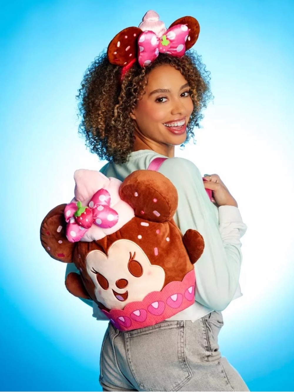 NWT Disney Munchlings Mickey Wild Strawberry Cupcake 🧁 Backpack (Just Backpack)
